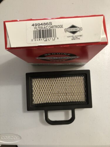 2 qty 499486S air filter/filter cartridge Genuine Briggs & Stratton part Shanova Parts