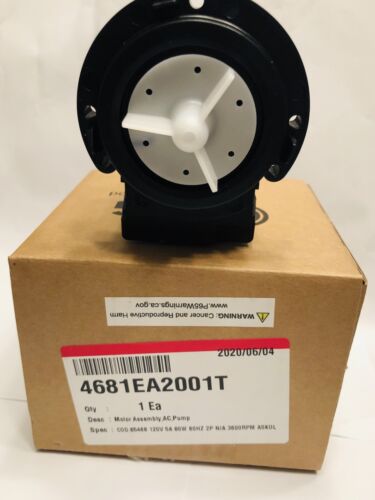4681EA2001T LG Genuine OEM Water Drain Pump Washer Washing Machine AP5328388 OEM Shanova Parts