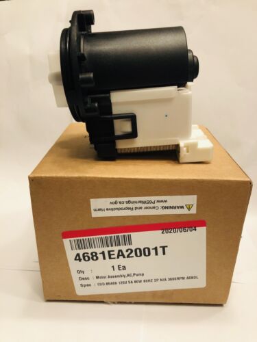 4681EA2001T LG Genuine OEM Water Drain Pump Washer Washing Machine AP5328388 OEM Shanova Parts