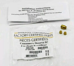 49572A, 694572, AH3493998 Whirlpool LP Propane Gas Dryer Conversion Kit 49572 Shanova Parts
