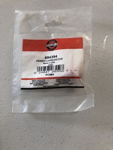 694394 Briggs & Stratton Carburetor Primer bulb OEM Shanova Parts