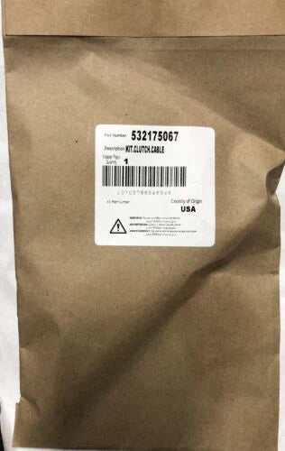 Genuine OEM 532175067 532169676 Husqvarna POULAN / SEARS DECK CLUTCH CABLE Shanova Parts