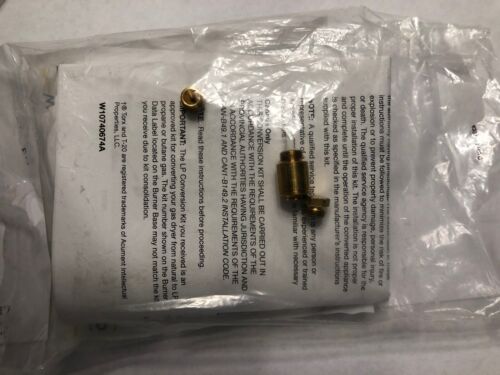 Genuine W10606694A Whirlpool Dryer Lp Gas Conversion Kit Alpha Models. OEM part Shanova Parts