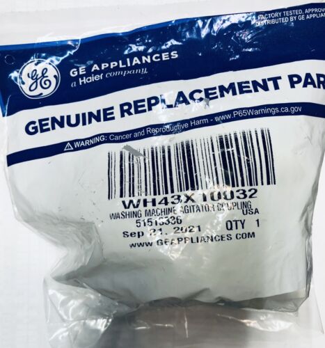 New Genuine OEM GE Washer Washing Machine Agitator Coupler WH43X10032 Shanova Parts