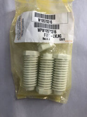 W10570316 appliance Feet Levellng Set Of 4 Whirlpool OEM Replacement Shanova Parts