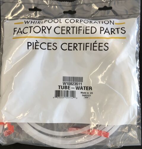W10823511, refrigerator water tubing. Whirlpool Factory Certified Parts Shanova Parts