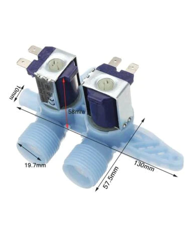 WH13X10024 Washer Water Inlet Valve for GE Hotpoint Whirlpool WCSR4170DAWW Shanova Parts