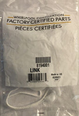 Whirlpool 8194001 Dishwasher Door - Link cable kit, New Genuine OEM Shanova Parts
