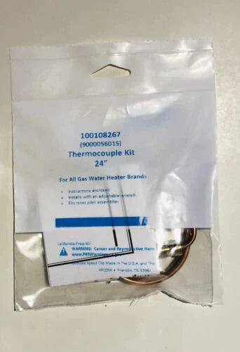Thermocouple Kit 24" Fits Most water Heater Brands 100108267/8 Factory Auth Part Shanova Marketing