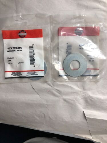 2 Qty Briggs & Stratton OEM 17X195MA replacement washer - flat Shanova Parts