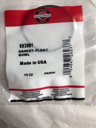 Briggs & Stratton OEM 693981 replacement gasket-float bowl Shanova Parts